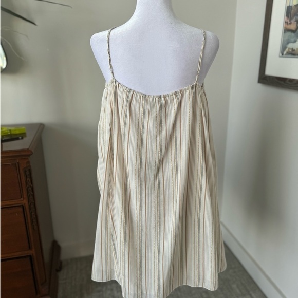 🎉  Bundle 3 for $21 🎉 Gianni Bini Rosie Babydoll Dress Sedona Sunset L NWT - Picture 3 of 11